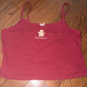 Wild Fable Burgundy Tank Top